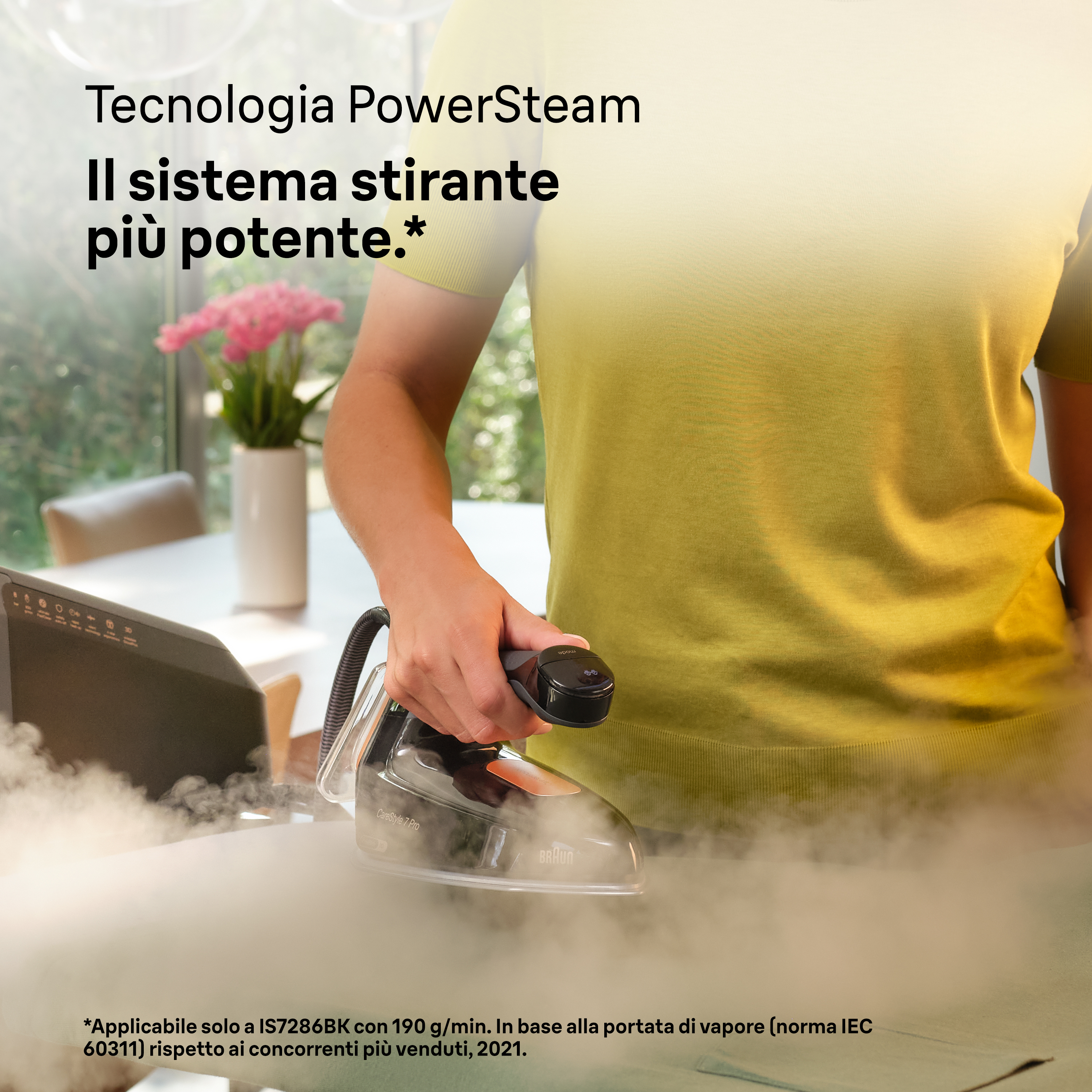 Braun CareStyle 7 Pro IS 7286 - 2700 W - 650 g/min - EloxalPlus soleplate - 8 bar - 2 l - 190 g/min, Ansicht 2