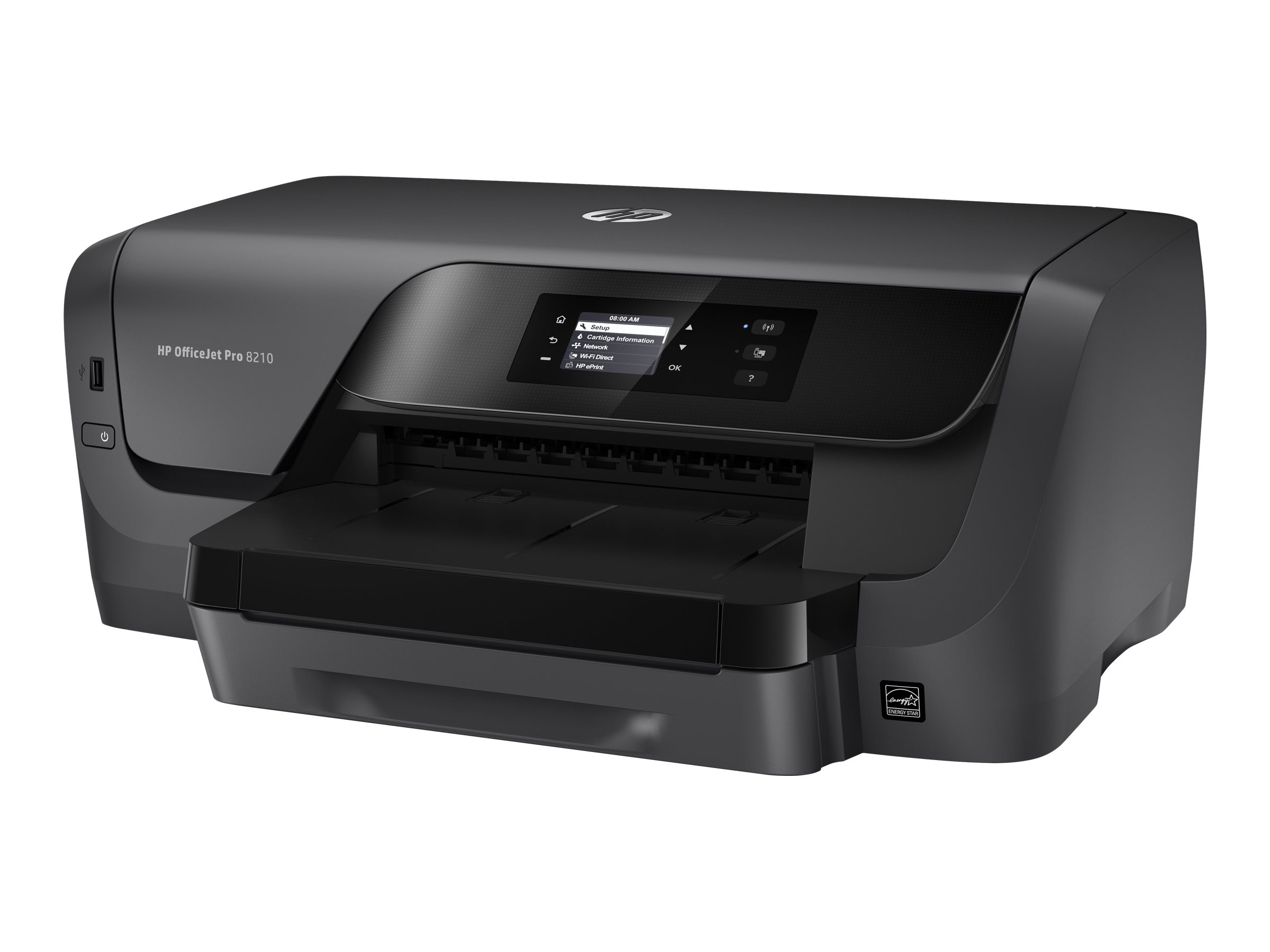 HP Officejet Pro 8210 - Drucker - Farbe - Duplex - Tintenstrahl - A4 - 1200 x 1200 dpi - bis zu 22 Seiten/Min. (einfarbig)/
