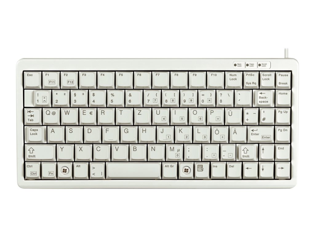 Cherry Compact-Keyboard G84-4100 - Tastatur - PS2 USB