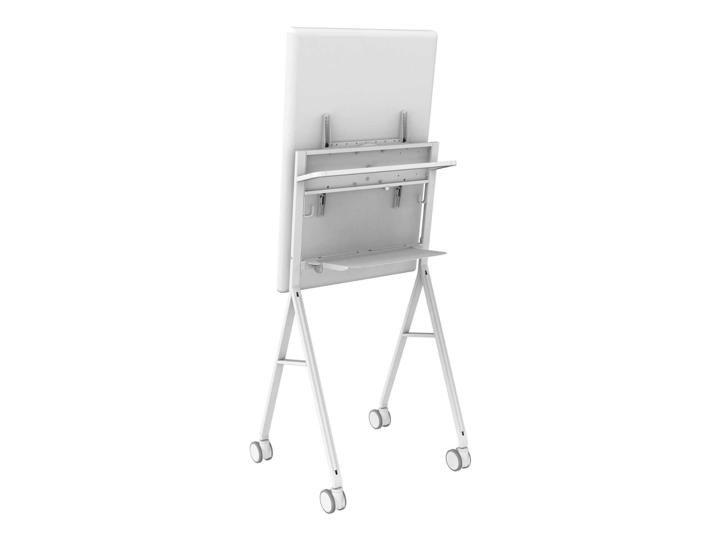Vision VFM-F10 - Wagen - für Flachbildschirm - Stahl - Off-White - Bildschirmgröße: 127-139.7 cm (50-55), Ansicht 3