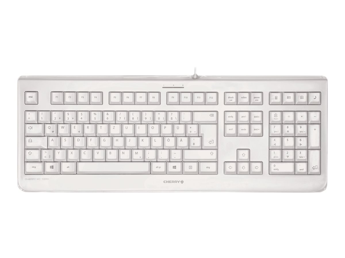Cherry KC 1068 - Tastatur - Französisch - Pale