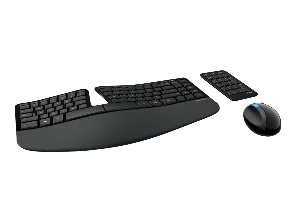 Microsoft Sculpt Ergonomic Desktop - Set aus Tastatur Maus und Ziffernblock
