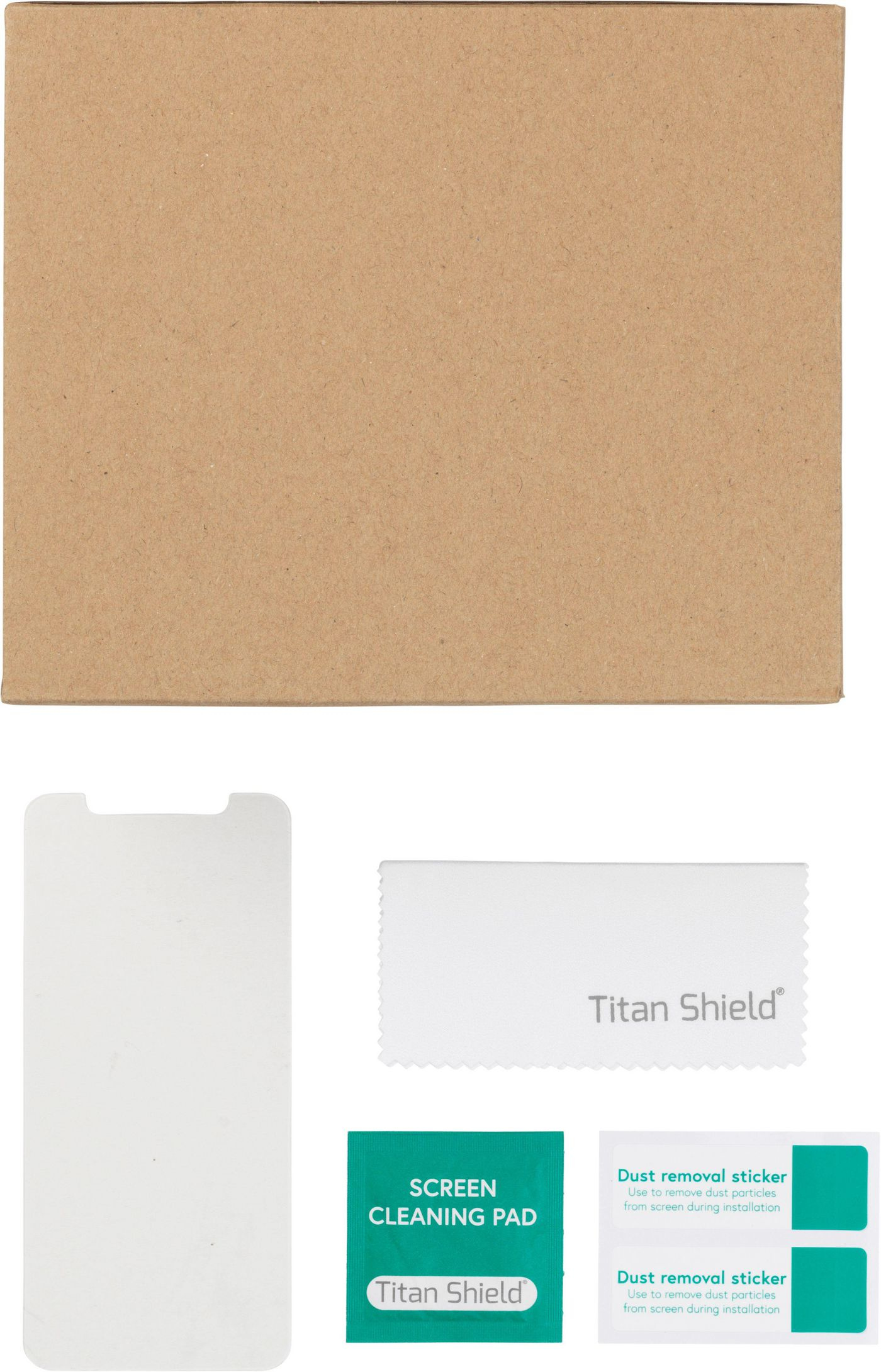 eSTUFF Titan Shield - Bildschirmschutz für Handy - Glas - durchsichtig (Packung mit 25), Ansicht 2