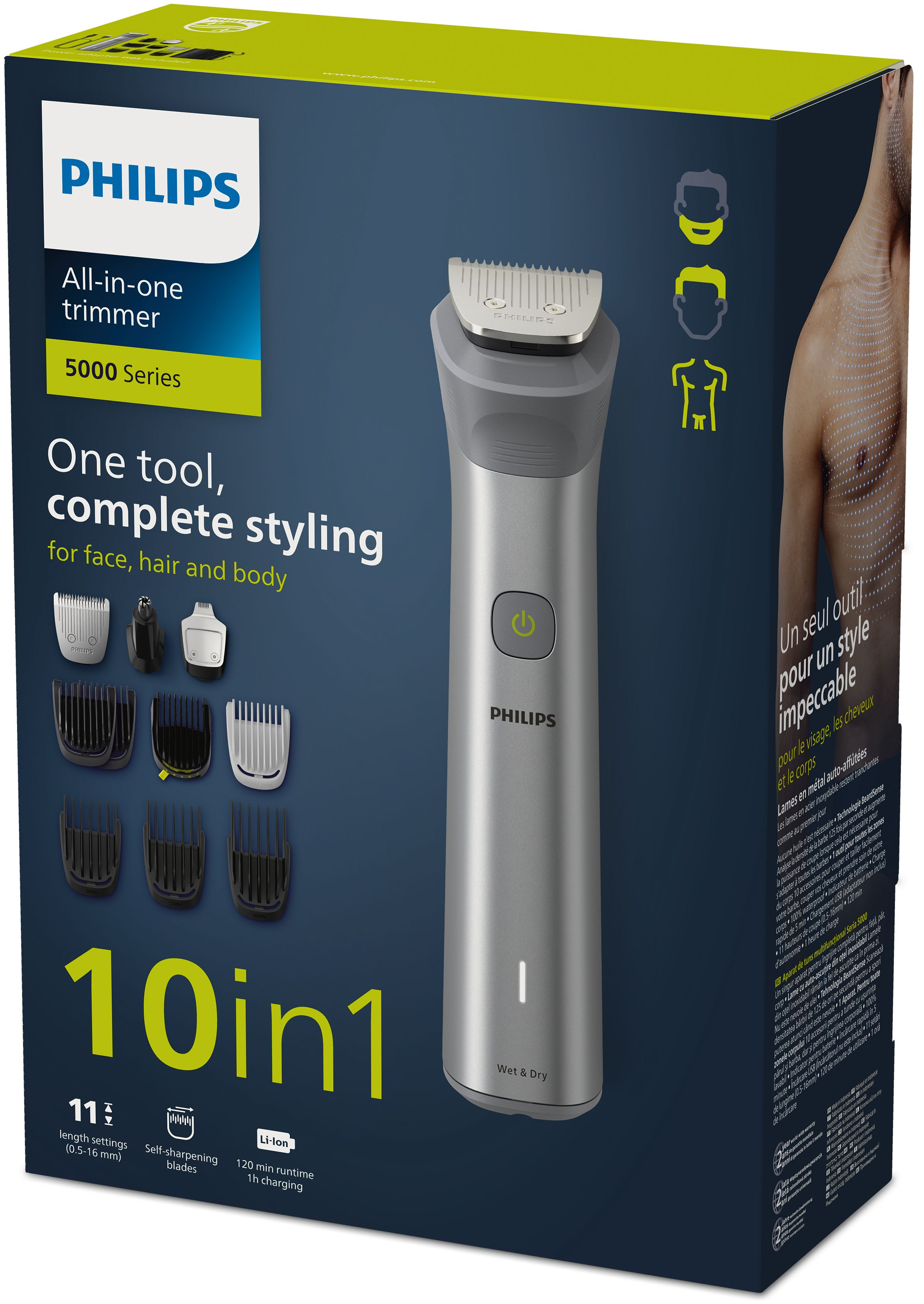 Philips Series 5000 MG5920 - Trimmer - schnurlos, Ansicht 3