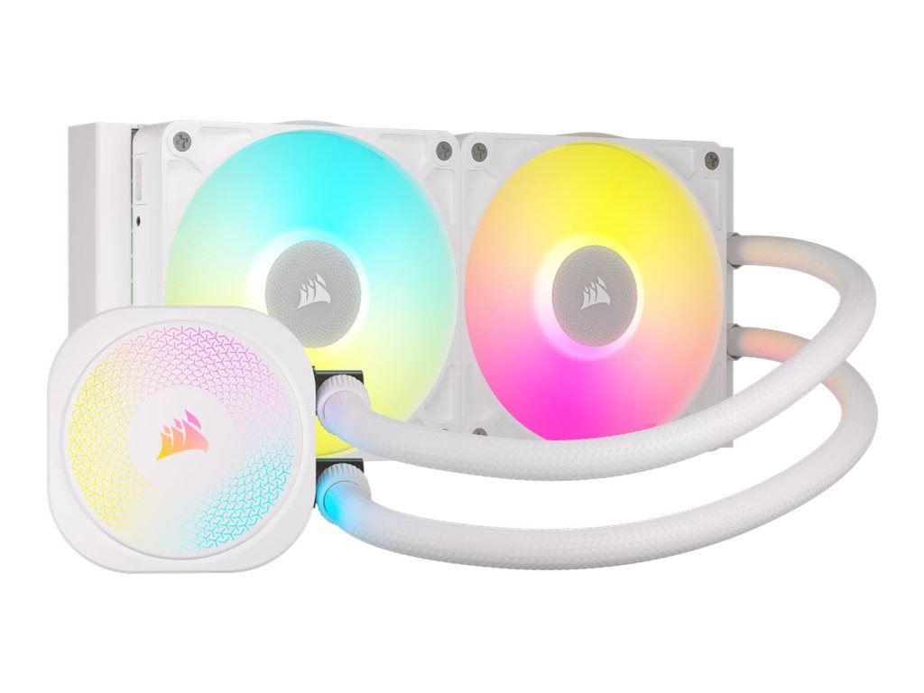 Corsair iCUE Link TITAN 240 RX RGB - Prozessor-Flüssigkeitskühlsystem - Kühlergröße: 240 mm - (für: AM4 LGA1700 AM5 LGA1851)