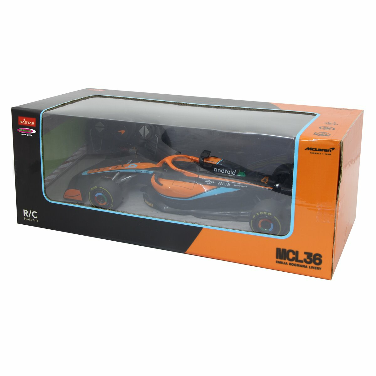 JAMARA McLaren MCL36 1 18 2.4GHz orange, Ansicht 2