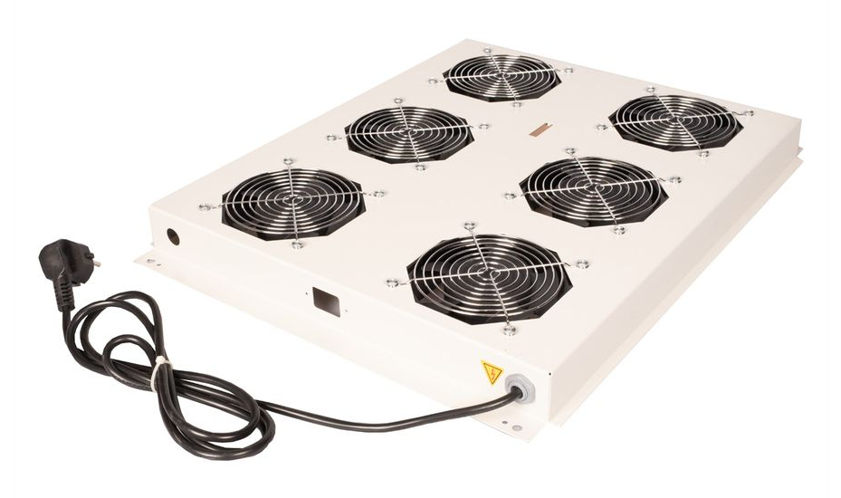 ROLINE Rack - Lüfter Kit - with 6 fans - Dach - Hellgrau, RAL 7035 - 48.3 cm (19), Ansicht 2