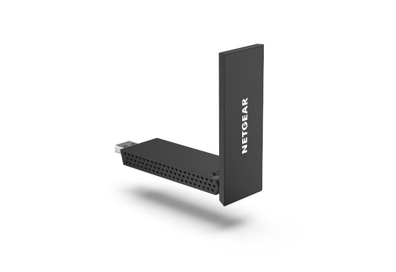 Netgear Nighthawk AXE3000 - Kabellos - USB - WLAN - Wi-Fi 6E (802.11ax) - 1200 Mbit/s - Schwarz, Ansicht 2