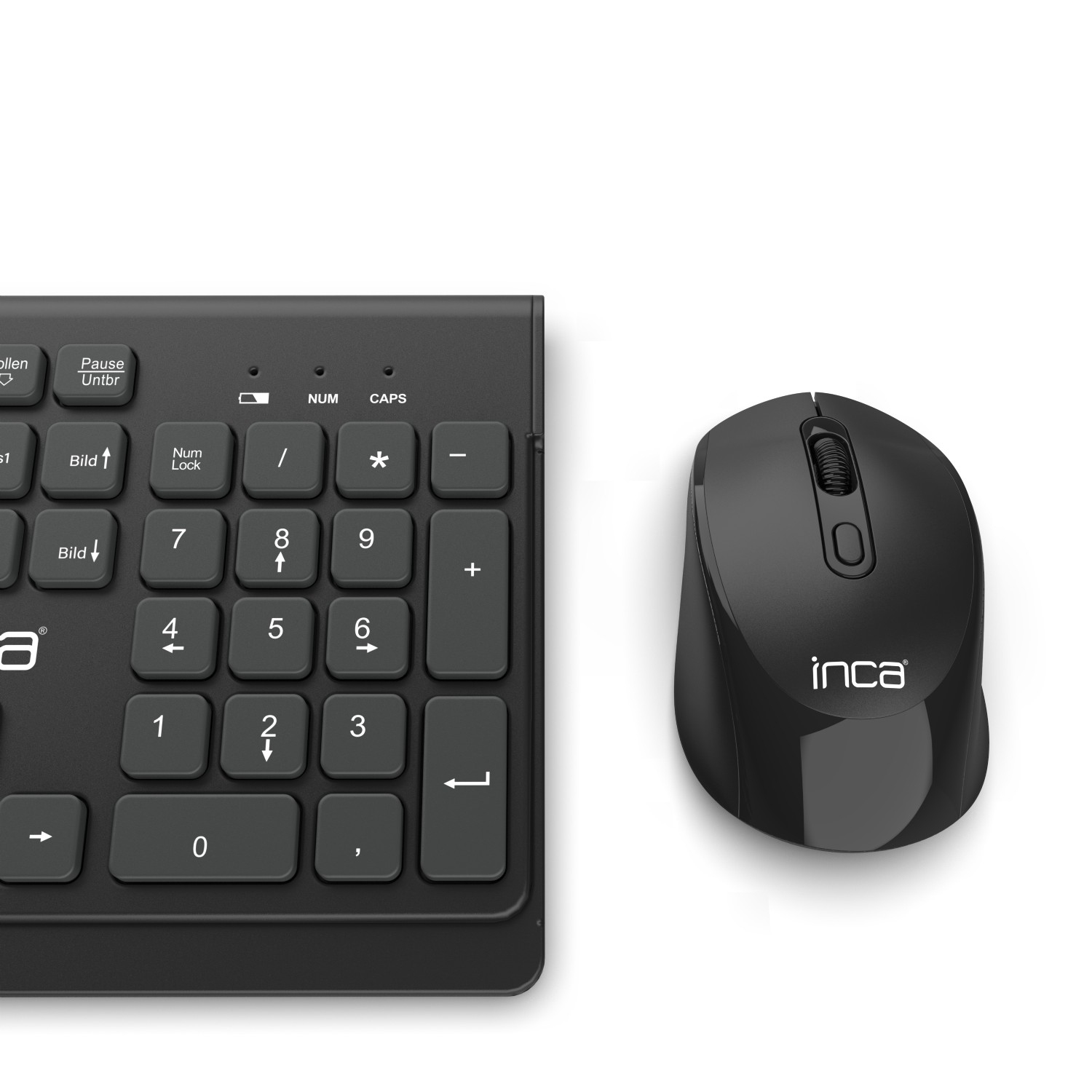 Cian Technology GmbH Inca IWS-519 - Volle Größe (100%) - Kabellos - RF Wireless - Schwarz - Maus enthalten, Ansicht 3