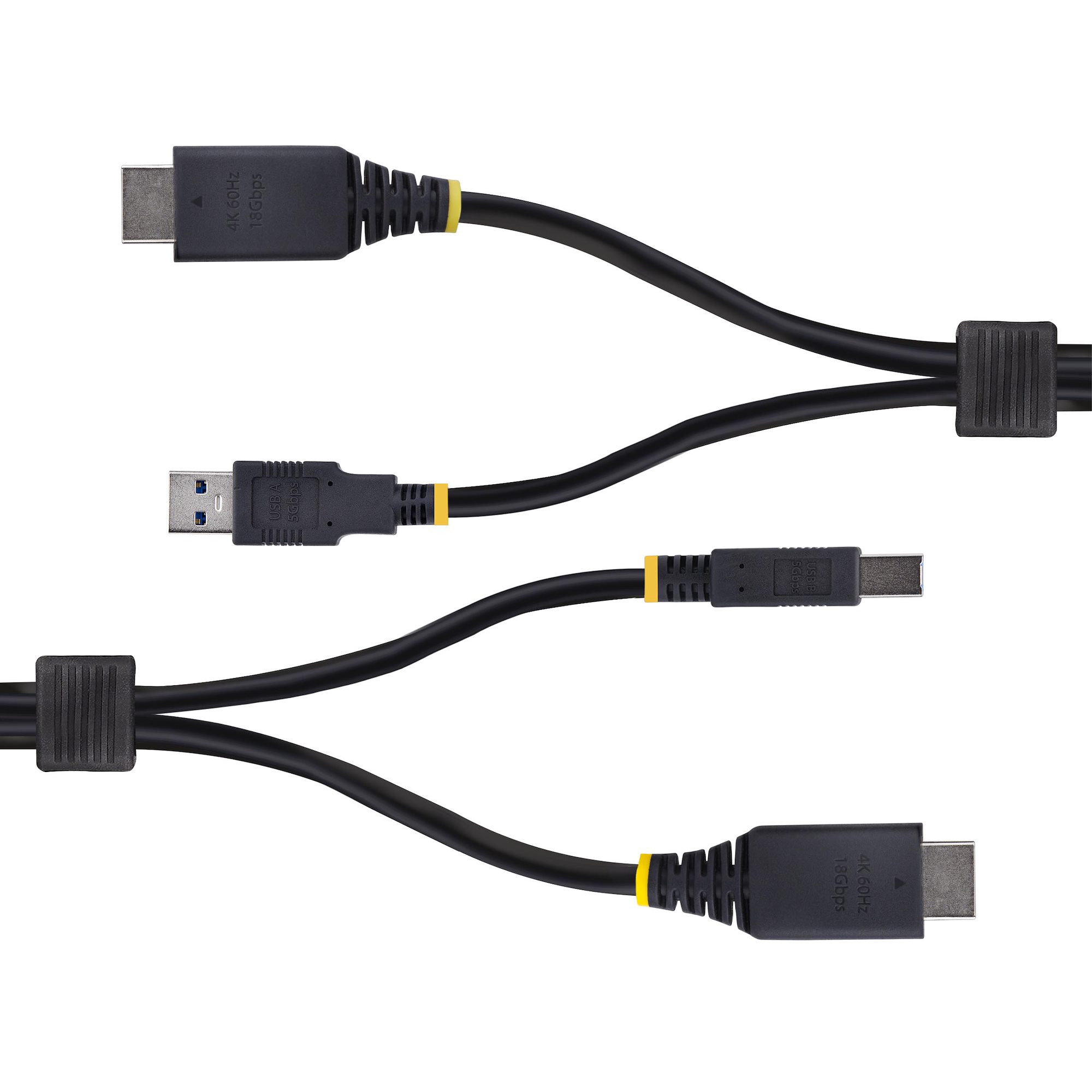 StarTech.com 10ft (3m) HDMI and USB 5Gbps KVM Cable - Tastatur- / Video- / Maus- (KVM-), Ansicht 2