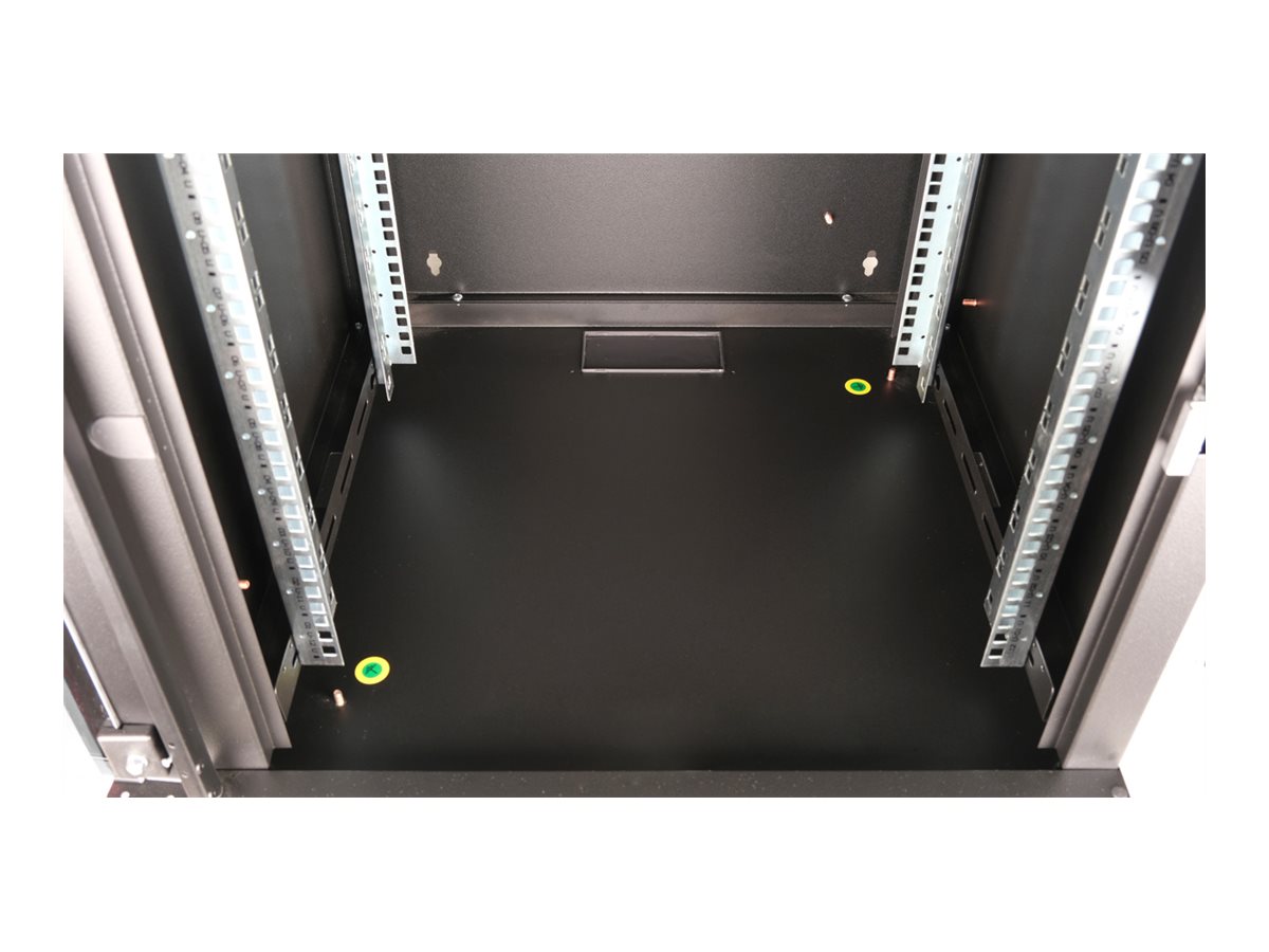 ROLINE 19 Zoll Wandgehäuse Pro 12 HE 600x600 BxT schwarz - Wandgehäuse, Ansicht 4