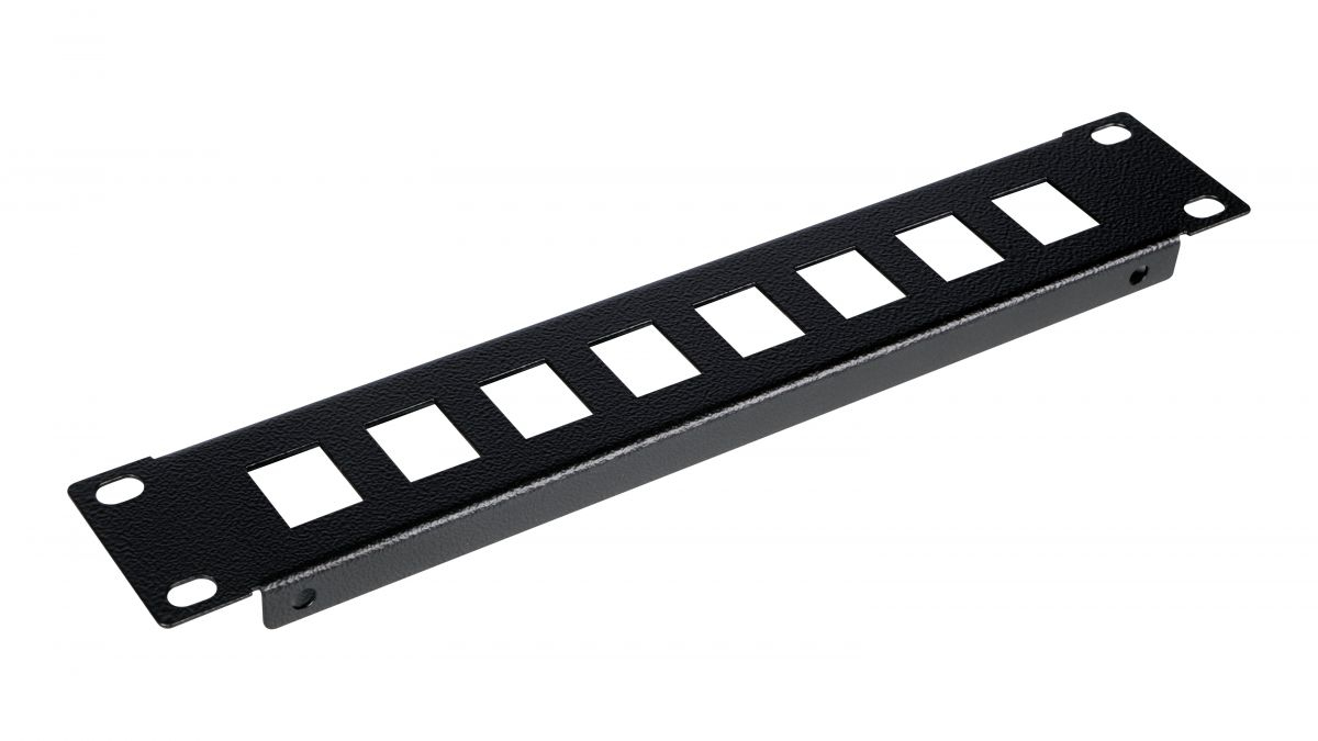 Equip Patchpanel 10 mit Keystone Montage 1U schwarz - Patch-Panel, Ansicht 2