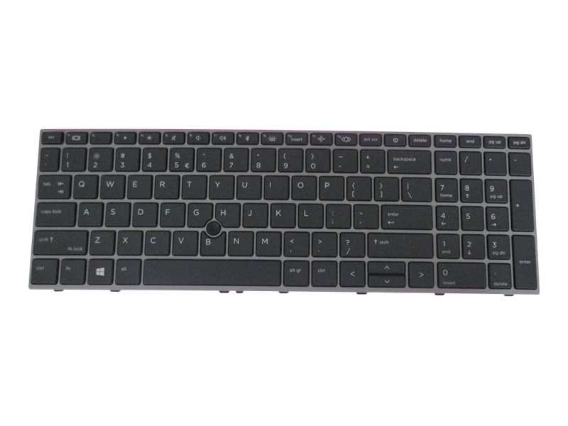 HP  Ersatztastatur Notebook - mit Zeigestock, ClickPad - TL: UK, QWERTY, Ansicht 3