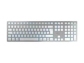 Cherry KW 9100 SLIM - Tastatur - kabellos - 2.4 GHz Bluetooth 4.0