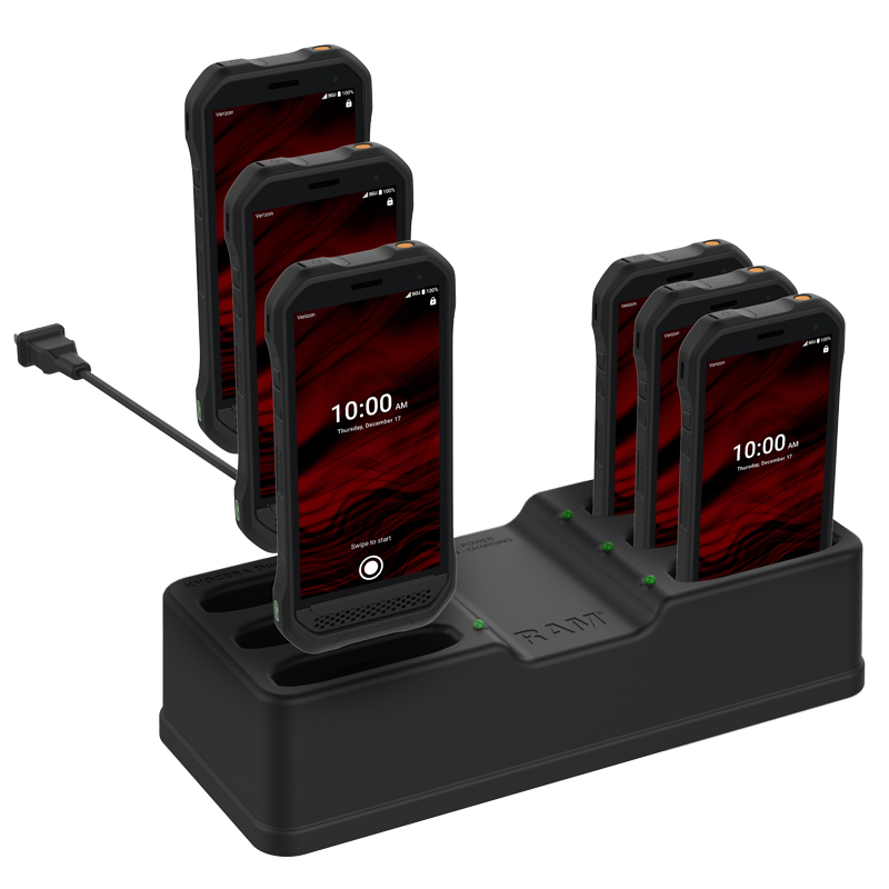 Ram Mounts RAM-DOCK-6G-KYO1PU - Freistehend - Komposite - Schwarz - Kontakt - Tisch - Kyocera DuraForce Ultra 5G E7110, Ansicht 3