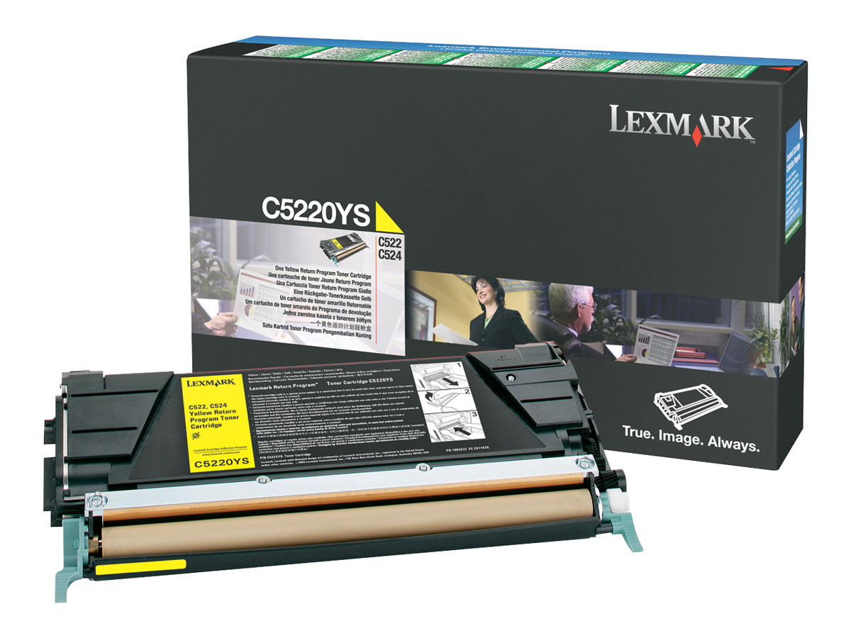 Lexmark Gelb - Original - Tonerpatrone LRP (C5220YS)