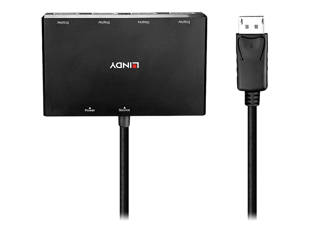 Lindy Video-Audio-Splitter - 4 x DisplayPort
