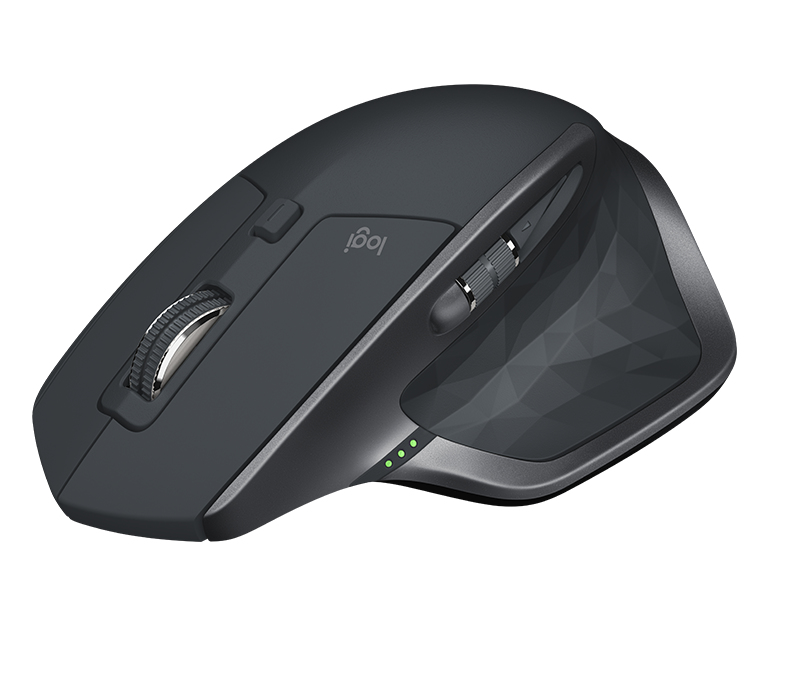 Logitech MX Master 2S Wireless Mouse, rechts, Laser, RF Wireless + Bluetooth, 4000 DPI, Graphit