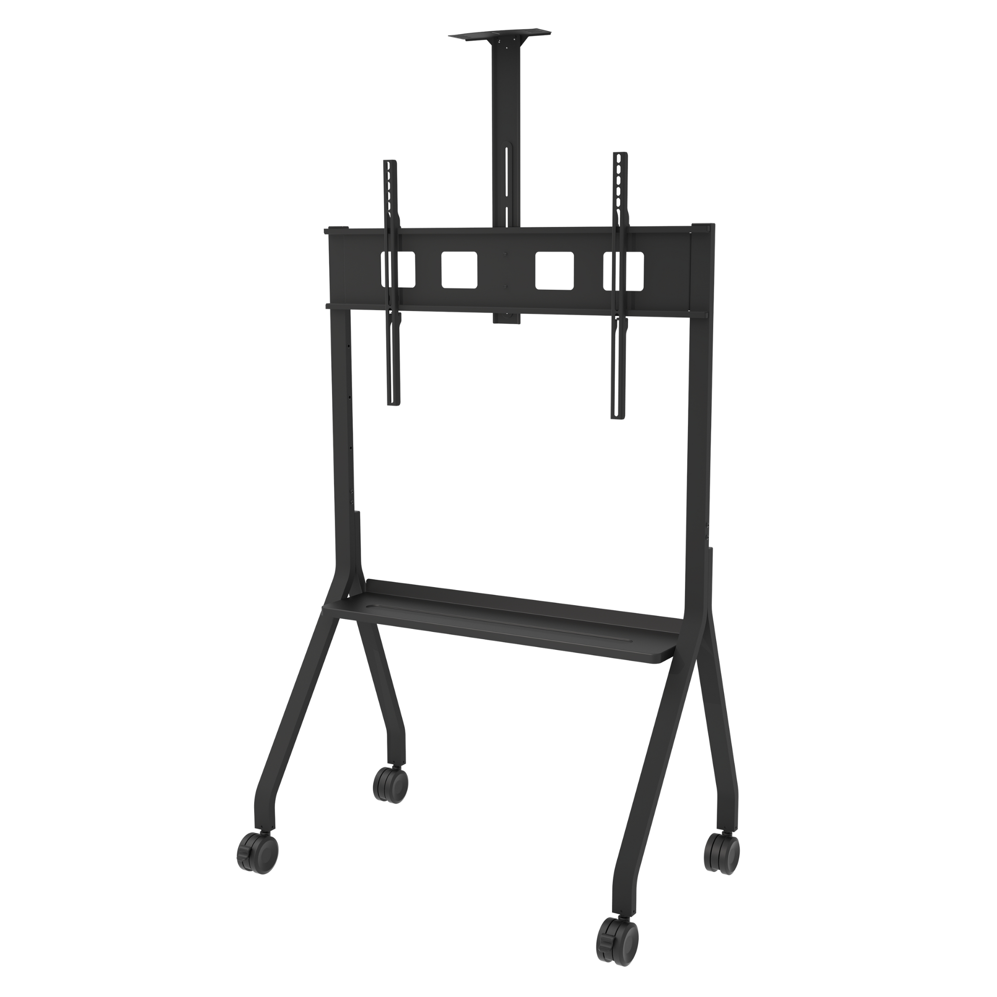 Peerless AV - Wagen - für interaktives Flachfeld- / LCD-Display - Stahl - Schwarz - Bildschirmgröße: 139.7-190.5 cm, Ansicht 2