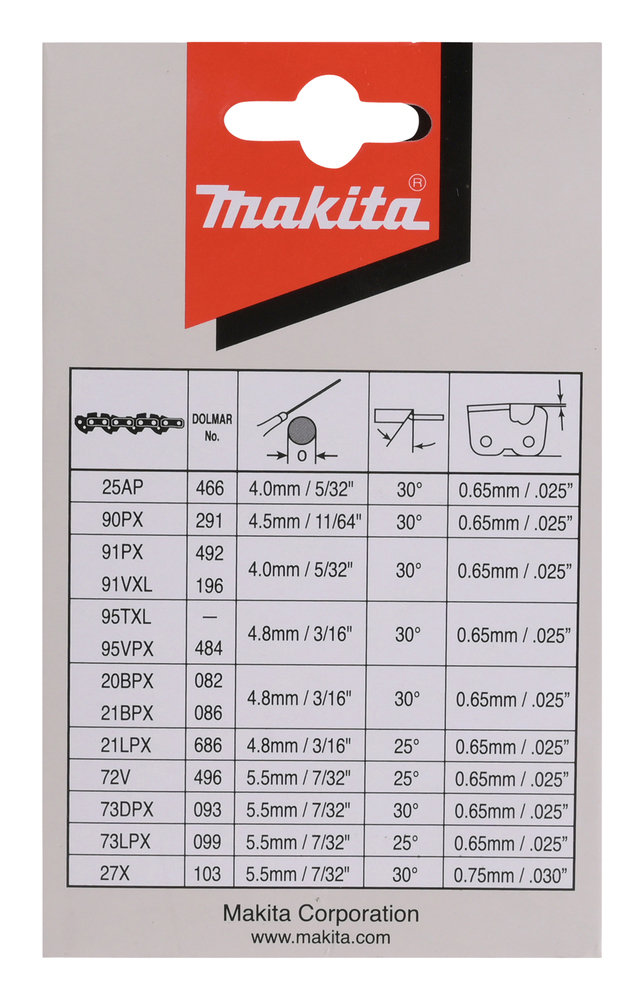 Makita 91PX - Sägekette - 40 cm - für P/N: UC4051A, Ansicht 2