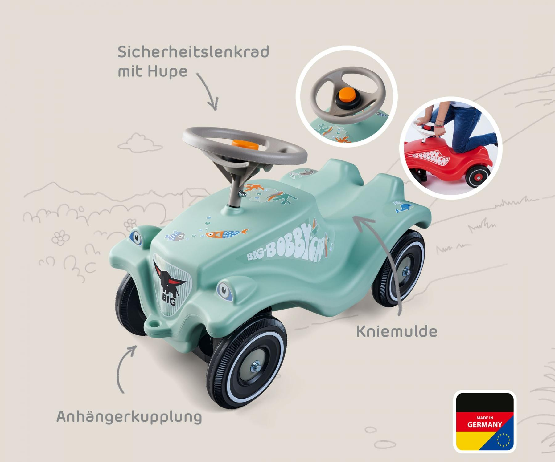 Simba Dickie Bobby Car Classic Green Sea, Ansicht 4