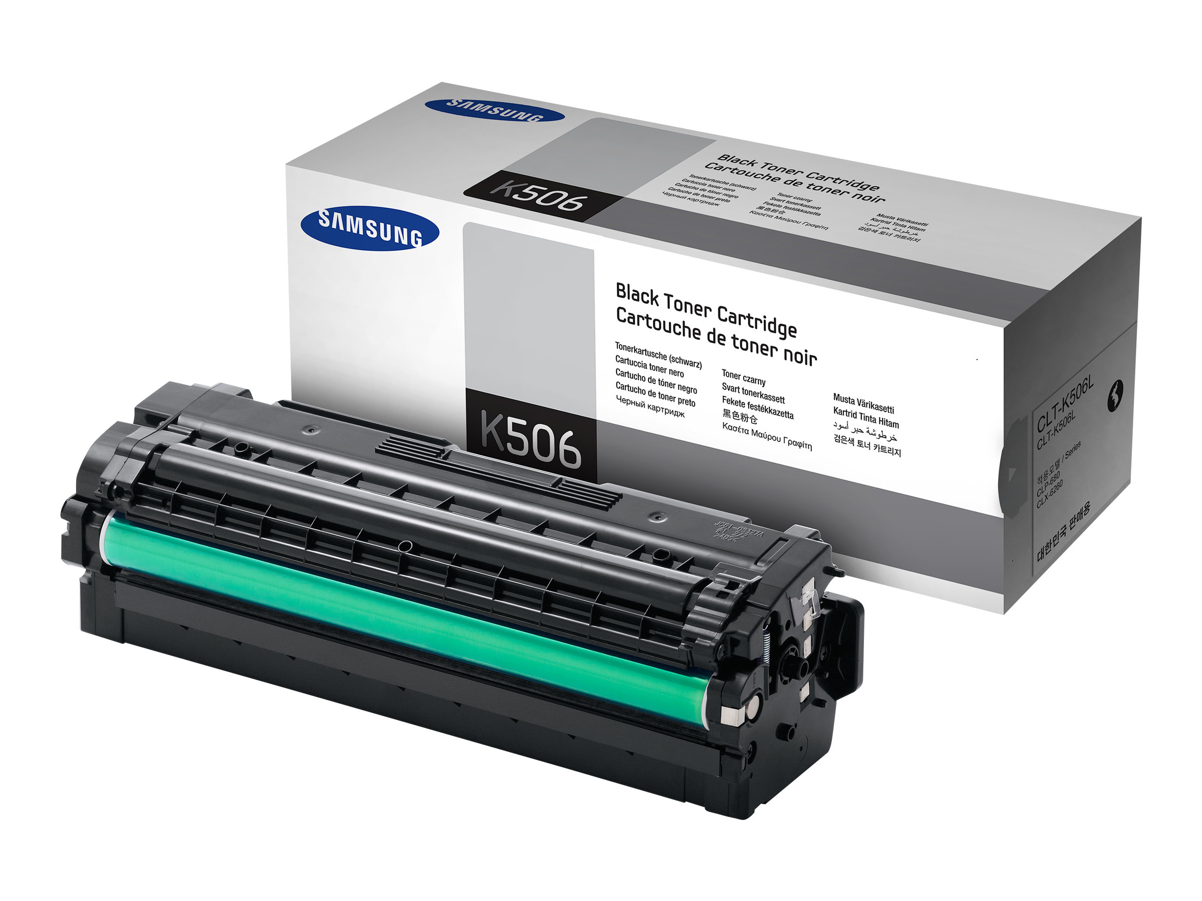 Samsung CLT-K506L - Schwarz - original - Tonerpatrone, Ansicht 3