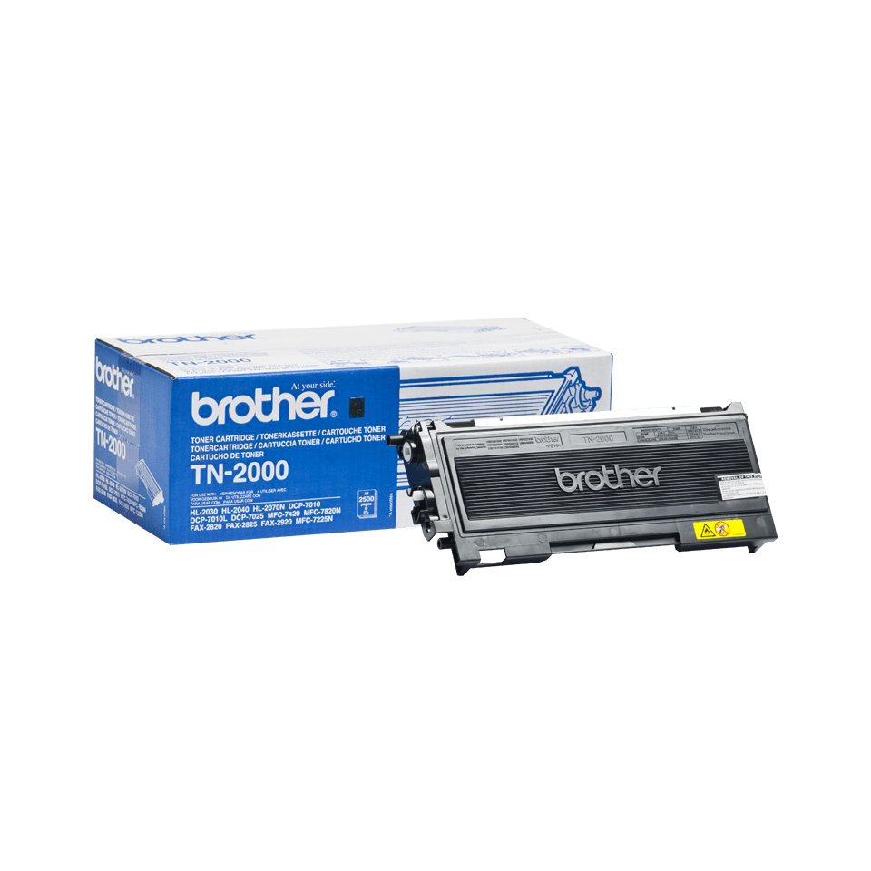 Brother TN2000 - Schwarz - Original - Tonerpatrone, Ansicht 2