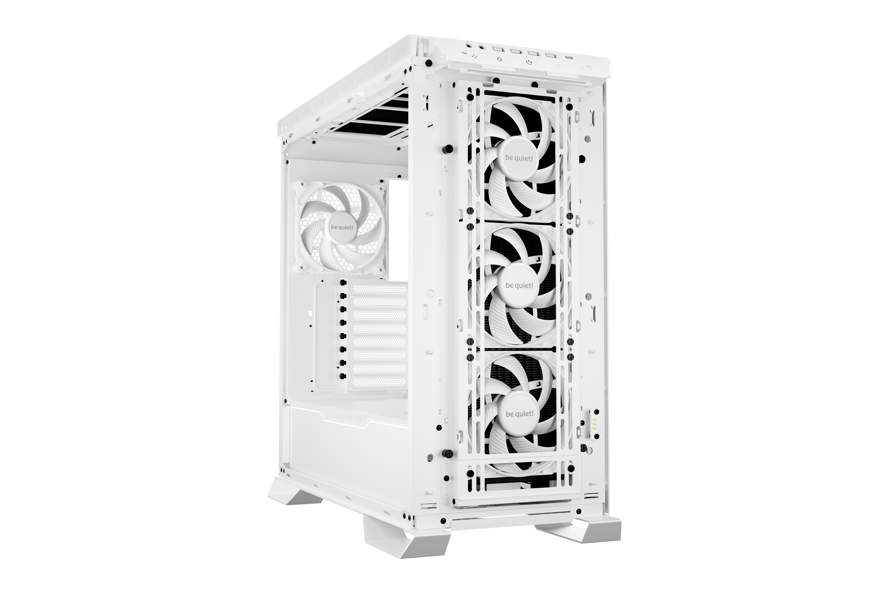 Be Quiet! Dark Base Pro 901 - FT - ATX - Seitenteil mit Fenster (gehärtetes Glas) - Weiß, Ansicht 3