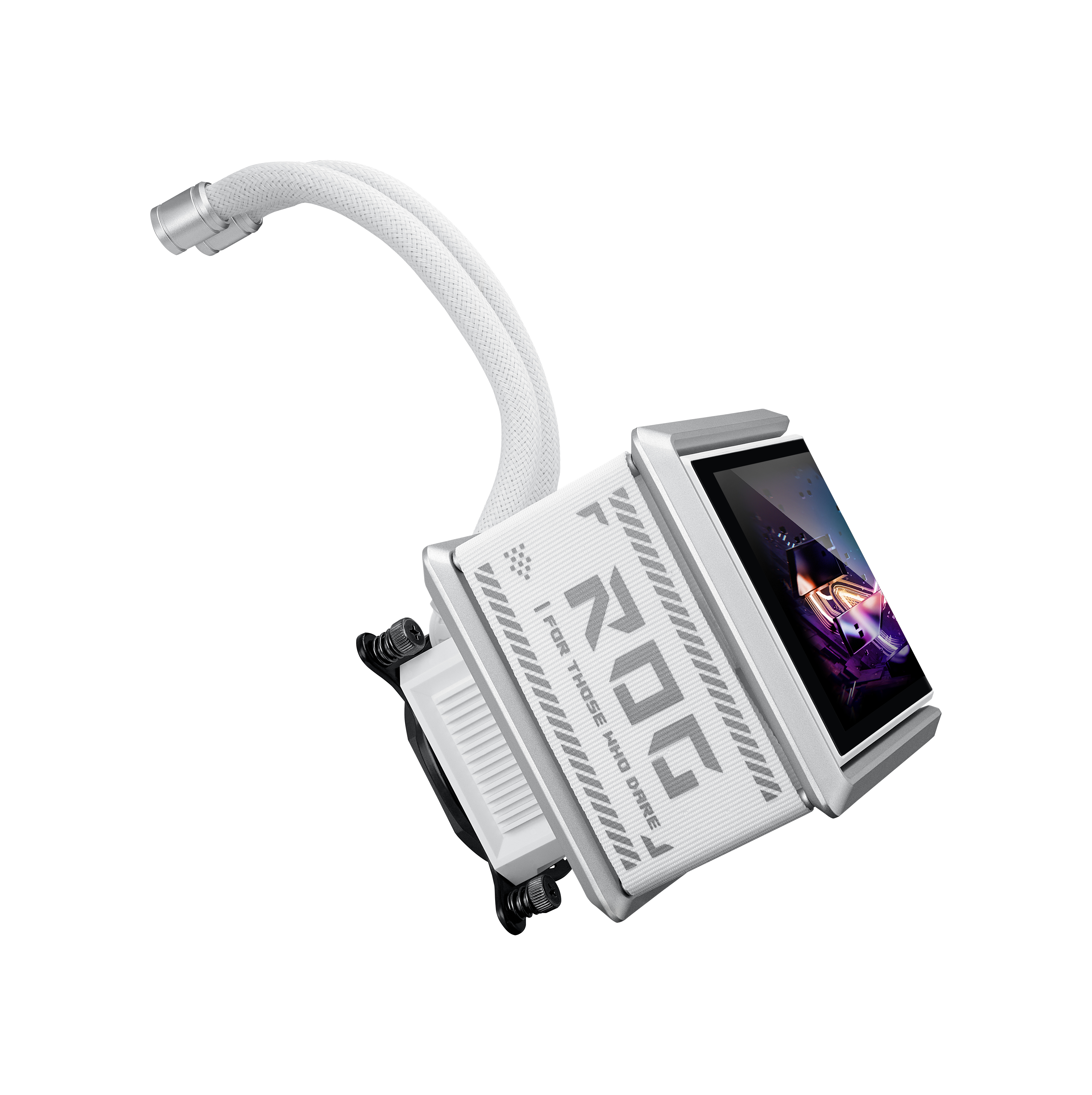 ASUS ROG Ryuo IV SLC 360 ARGB - White Edition - Wasserkühlung - Kühlergröße: 360 mm - (für: LGA1700, LGA1851, AM4, AM5), Ansicht 4