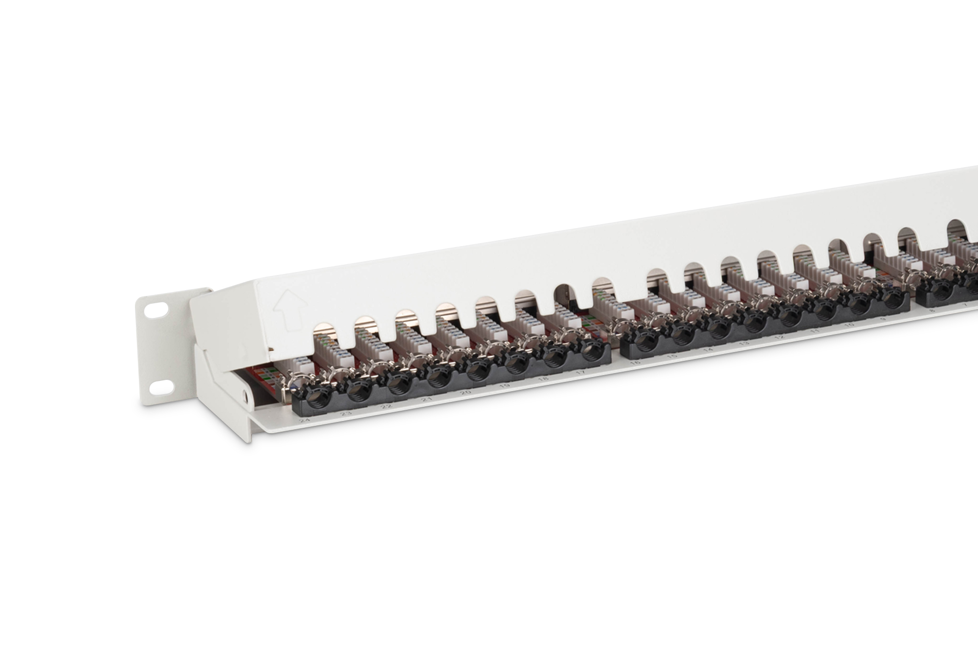 DIGITUS CAT 6A, Klasse EA Patch Panel, geschirmt, Ansicht 3