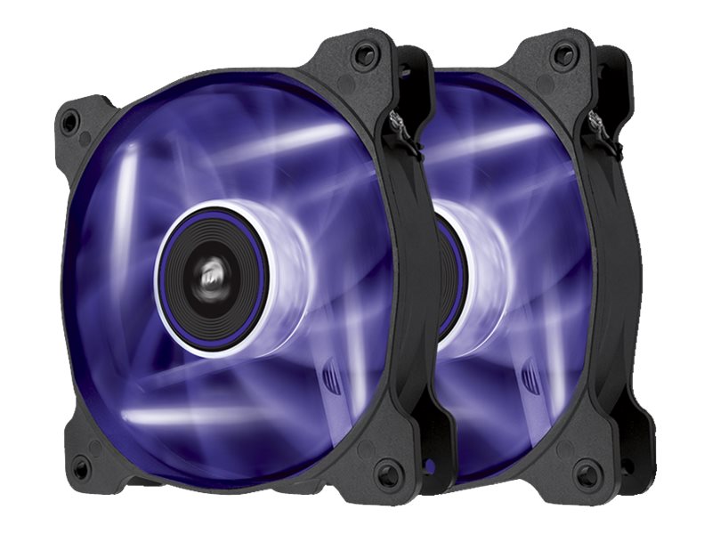 Corsair Air Series LED SP120 High Static Pressure - Gehäuselüfter - 120 mm - lila (Packung mit 2)