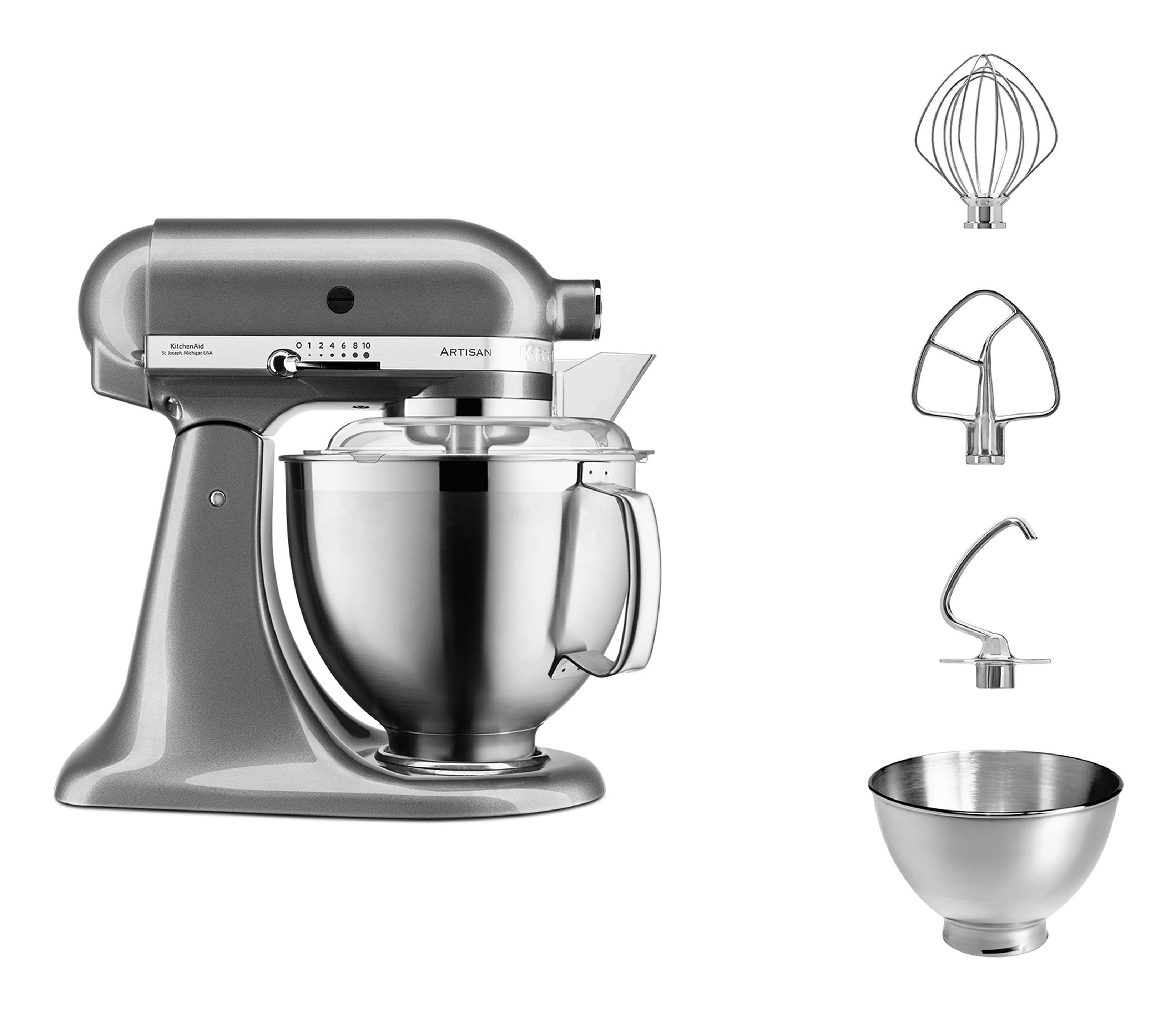 KitchenAid Artisan 5KSM185PSEMS Medallion silver, Ansicht 3
