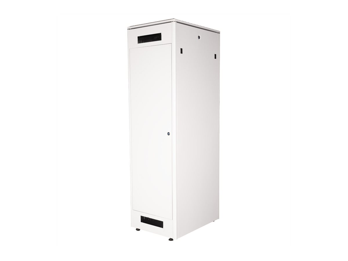 ROLINE 19 Zoll Netzwerkschrank Pro 42 HE 600x800 BxT Glastür grau, Ansicht 4