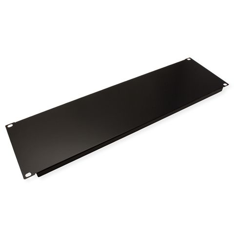 VALUE Blindabdeckung - Schwarz, RAL 9005 - 3U - 48.3 cm (19), Ansicht 4