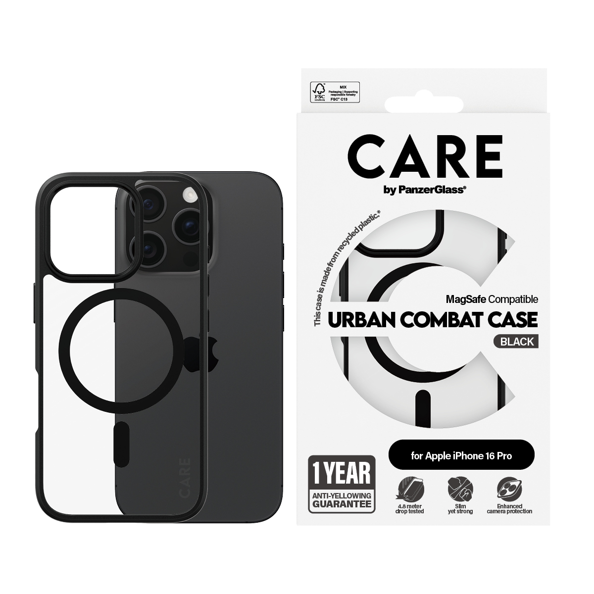PanzerGlass CARE by PanzerGlass Urban Combat - Hintere Abdeckung für Mobiltelefon, Ansicht 2