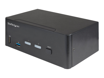 StarTech.com 2-Port Dual Monitor HDMI KVM-Switch - 4K 60Hz UHD HDR - Desktop 4K HDMI 2.0 KVM-Switch mit 2-Port USB 3.0 Hub (5 Gbits)