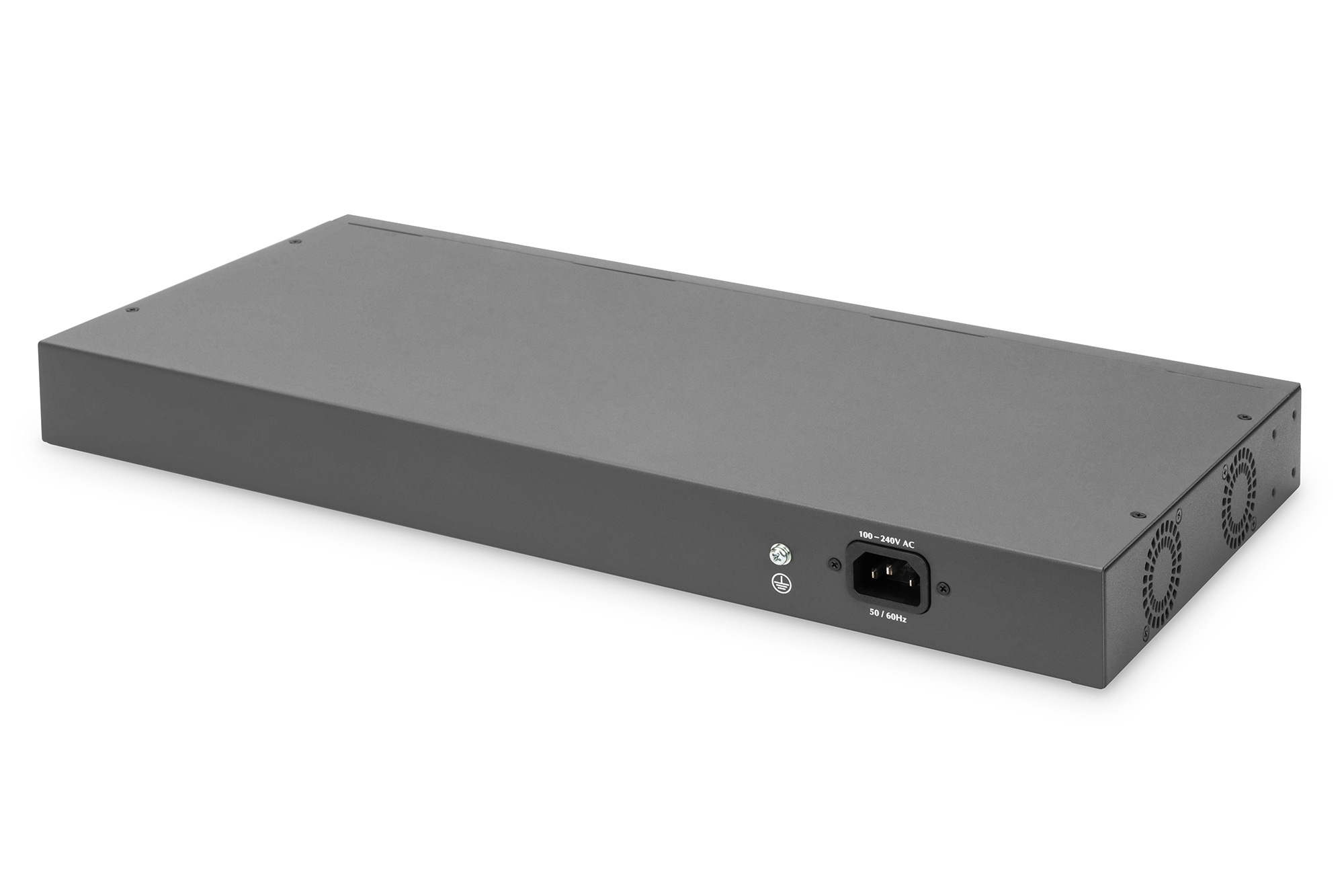 DIGITUS Switch 16-Port Fast Ethernet PoE/19''/2 Uplinks - Switch - 16-Port, Ansicht 4