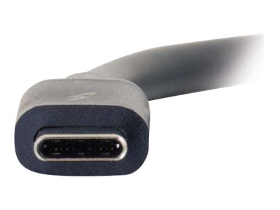 C2G 2m Thunderbolt 3 Cable (20Gbps) - Thunderbolt Cable 4K - Black - Thunderbolt-Kabel - USB-C (M)