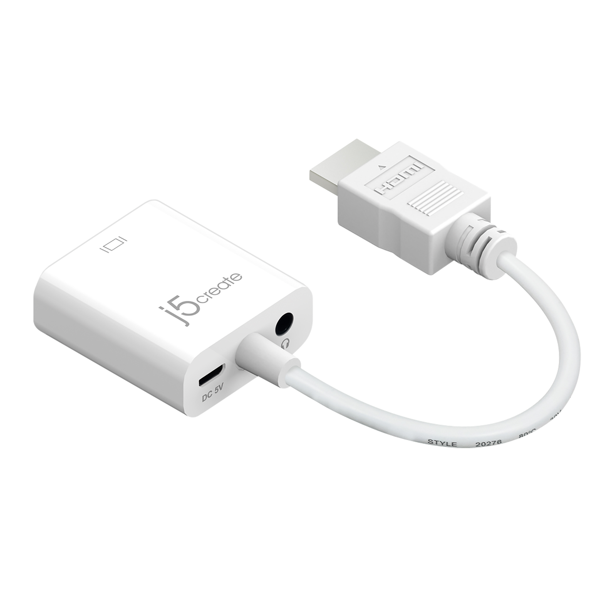 j5create JDA213 - Adapterkabel - HDMI männlich zu HD-15 (VGA), Ansicht 2