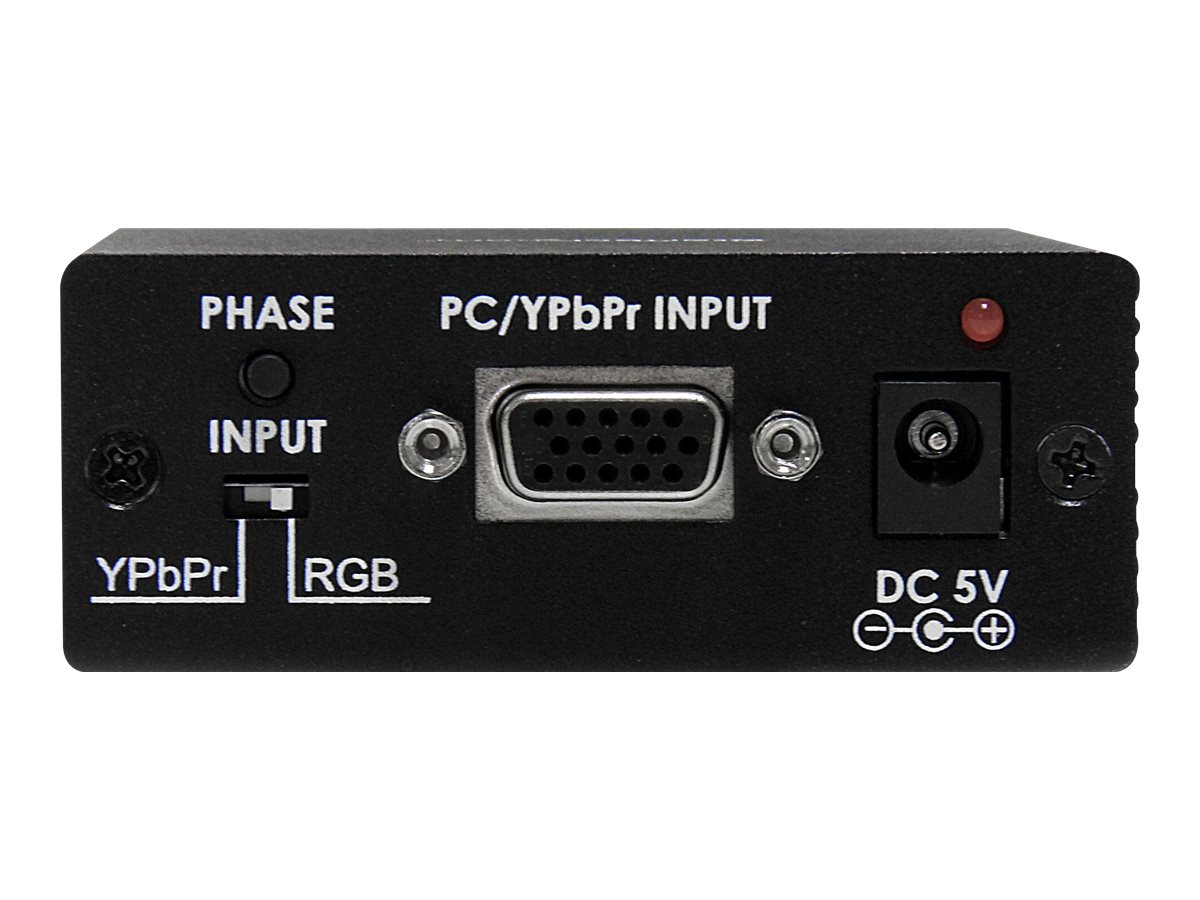 StarTech.com Composite  VGA und Audio auf HDMI Konverter - YPbPr zu HDMI - 1920x1200 1080p - 1x VGA (Buchse)