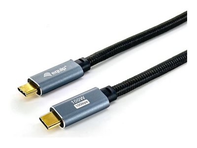 Equip USB-Kabel - USB-C (M) zu USB-C (M) - USB 3.2 Gen 2 - 20 V - 5 A - 2 m - USB-Stromversorgung (100 W)