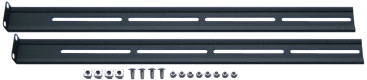 Aixcase AIX-19K1UMR-B - Rack-Tastatur-Einschubschienen-Kit - Schwarz - 1U - 48.3 cm (19), Ansicht 2