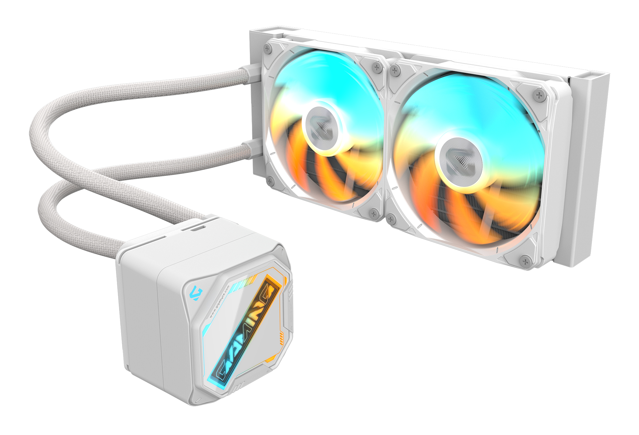 Gigabyte GME 240 ICE Wasserkühlung für AMD und Intel CPU Weiß - CPU-Kuehler - 35.8 - CPU-Kühler - 35,8 dB, Ansicht 2