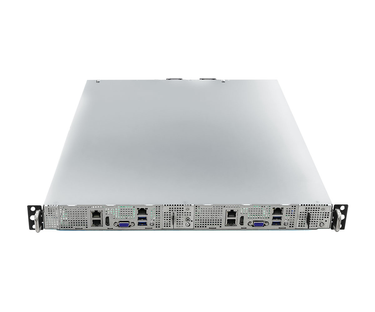 ASRock Rack 1U2N2G-AM5/2T - 2 Knoten - Cluster, Ansicht 4