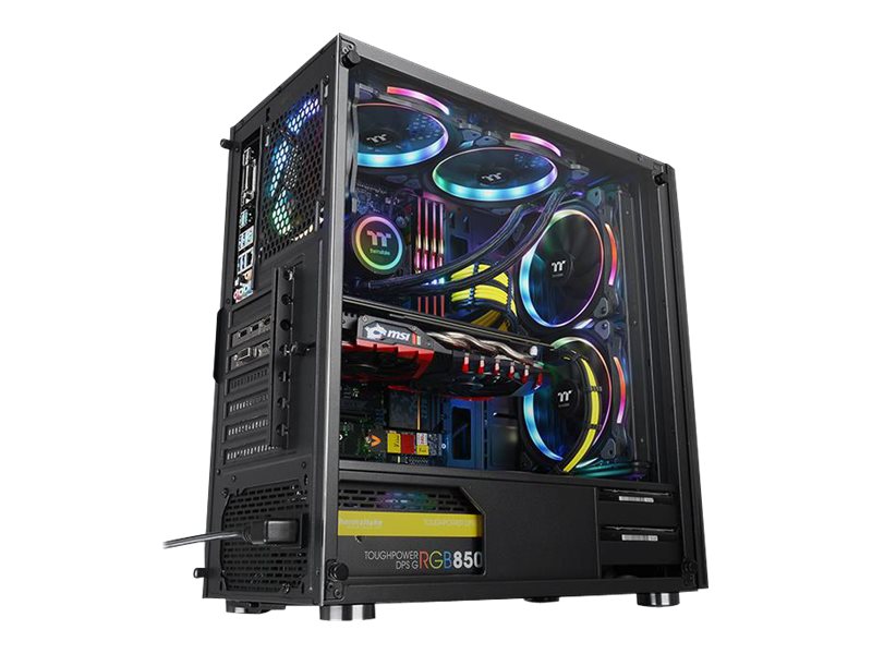 Thermaltake V Series V200 TG - Tempered Glass Edition - Tower - ATX - ohne Netzteil (PS/2)