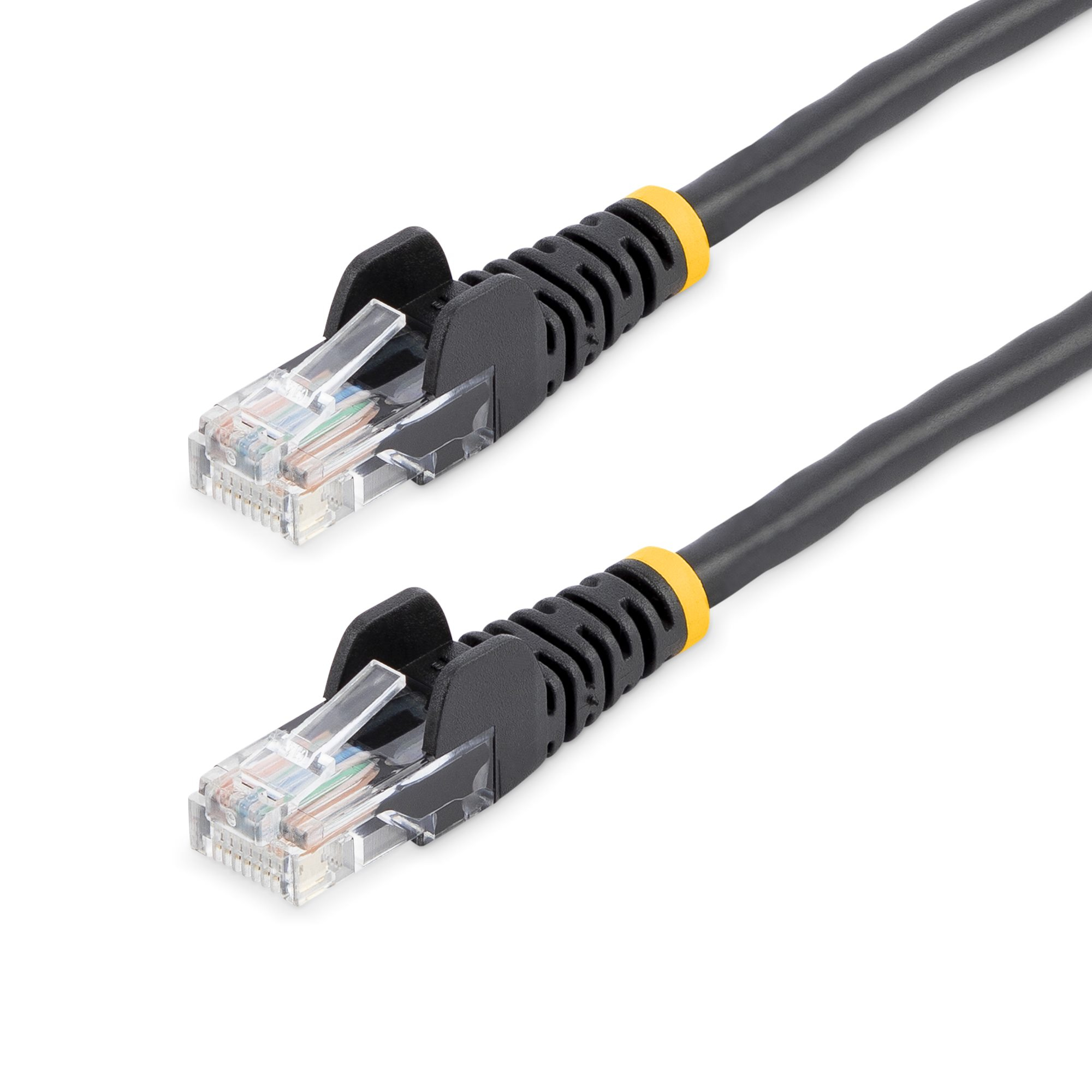 StarTech.com 7m Cat5e Ethernet Netzwerkkabel Snagless mit RJ45 - Schwarz, 7 m, Cat5e, U/UTP (UTP), RJ-45, RJ-45, Schwarz