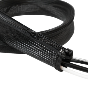 LogiLink Kabelschlauch - Schwarz - 1 m, Ansicht 2
