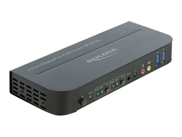 Delock DisplayPort 1.4 KVM Switch 8K 30 Hz with