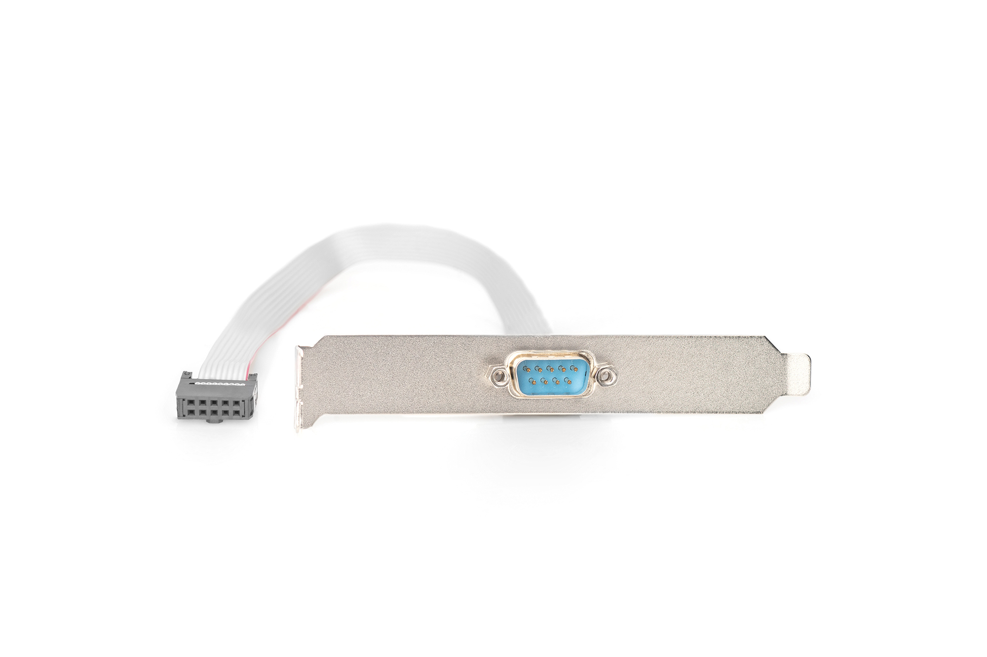 Assmann Slotblech Adapterkabel, D-Sub9/St - IDC 2x 5pin/Bu, Ansicht 2