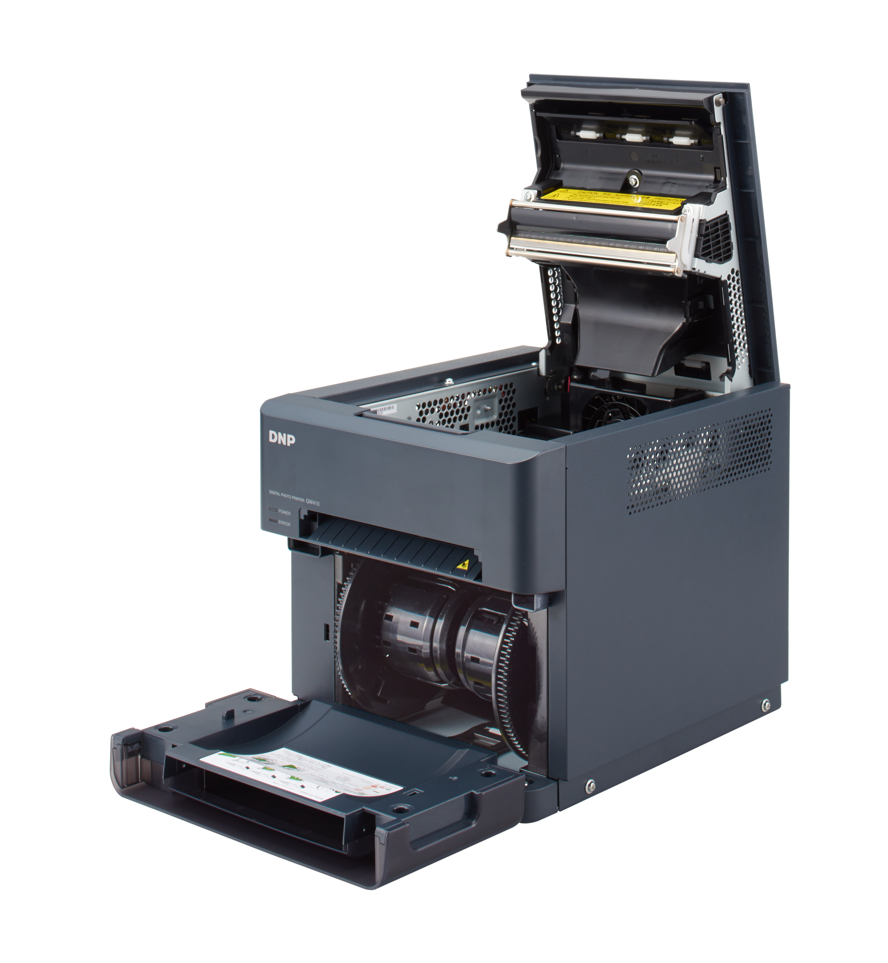 DNP Photo Imaging DP-QW410 - Farbstoffsublimation - 300 x 300 DPI - 4 x 6 (10x15 cm) - Schwarz, Ansicht 2
